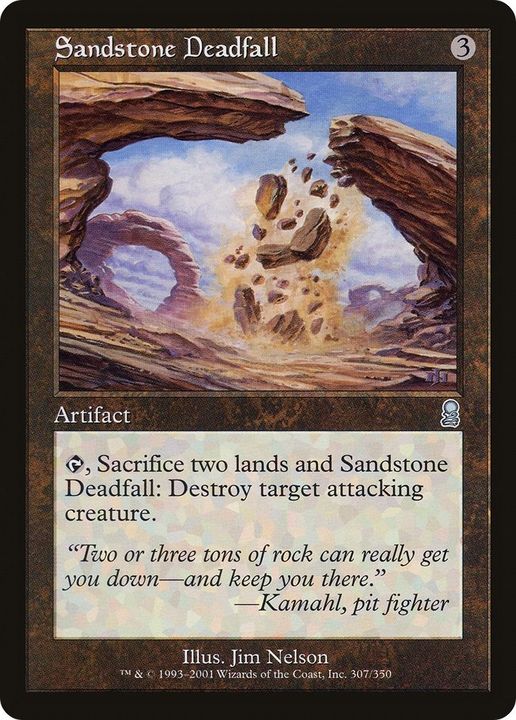 Sandstone Deadfall in the group Magic the Gathering / Sets / Odyssey Promos at Proxyprinters.com (13264)