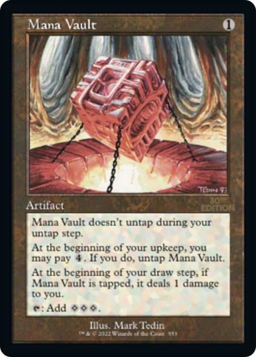 Mana Vault in the group Magic the Gathering / Types / Artifacts / Artifact at Proxyprinters.com (13271)