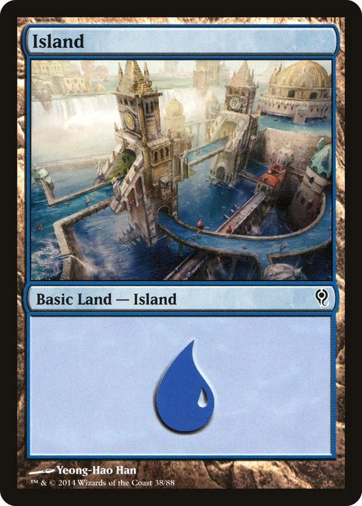 Island in the group Magic the Gathering / Sets / Duel Decks: Jace vs. Vraska at Proxyprinters.com (13276)