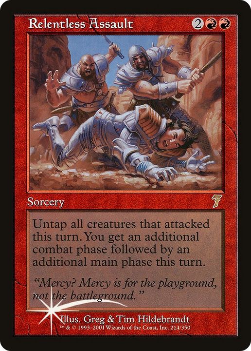 Relentless Assault in the group Magic the Gathering / Types / Colors / Red at Proxyprinters.com (13281)