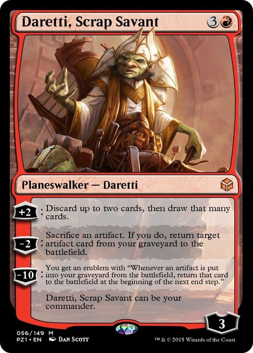 Daretti, Scrap Savant in the group Magic the Gathering / Sets / Legendary Cube Prize Pack at Proxyprinters.com (13300)