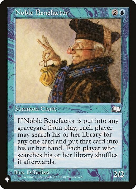 Noble Benefactor in the group Magic the Gathering / Sets / The List at Proxyprinters.com (13322)