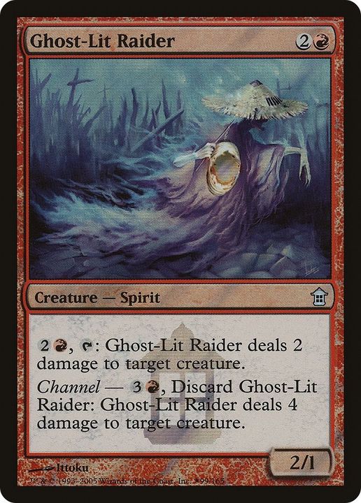 Ghost-Lit Raider in the group Magic the Gathering / Sets / Saviors of Kamigawa Promos at Proxyprinters.com (13324)