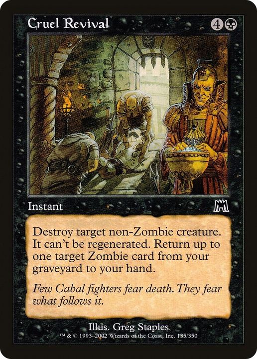 Cruel Revival in the group Magic the Gathering / Sets / Onslaught at Proxyprinters.com (13344)