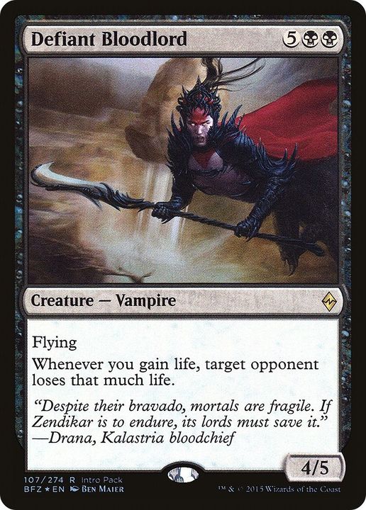 Defiant Bloodlord in the group Magic the Gathering / Types / Colors / Black at Proxyprinters.com (13364)