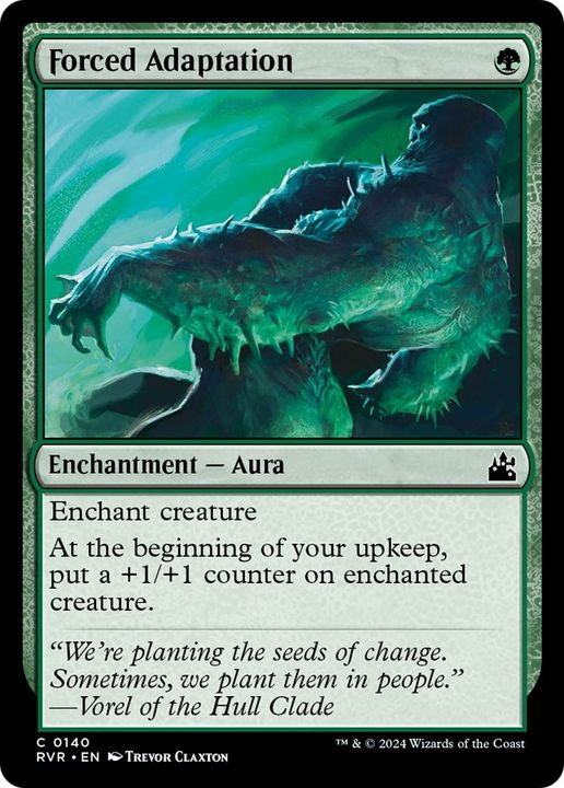 Forced Adaptation in the group Magic the Gathering / Types / Colors / Green at Proxyprinters.com (13376)