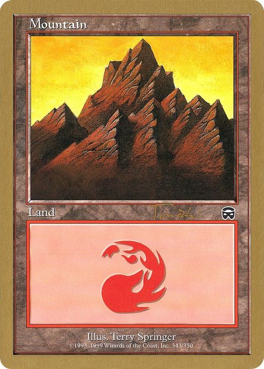 Mountain in the group Magic the Gathering / Sets / World Championship Decks 2001 at Proxyprinters.com (13382)