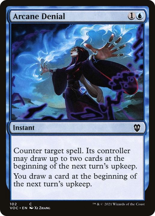 Arcane Denial in the group Magic the Gathering / Sets / Crimson Vow Commander at Proxyprinters.com (13397)