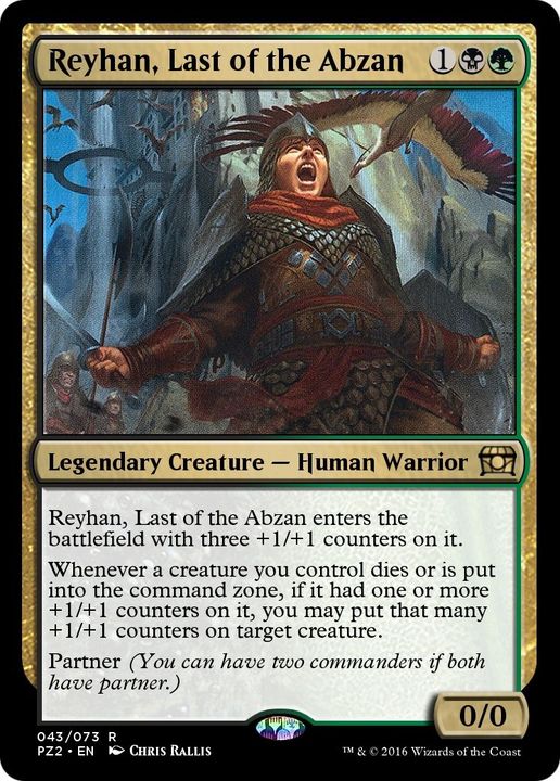 Reyhan, Last of the Abzan in the group Magic the Gathering / Types / Colors / Multicolors / B, G at Proxyprinters.com (13409)