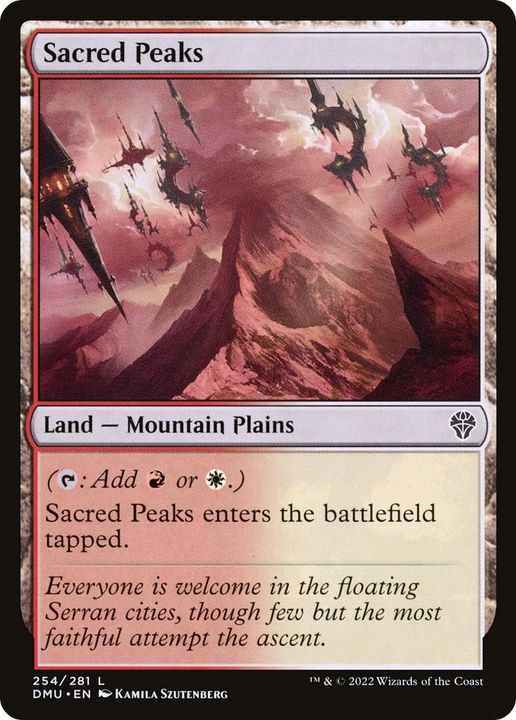 Sacred Peaks in the group Magic the Gathering / Types / Land / Mountain at Proxyprinters.com (13434)