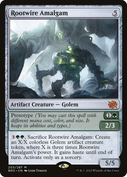 Rootwire Amalgam in the group Magic the Gathering / Sets / The Brothers' War at Proxyprinters.com (13440)