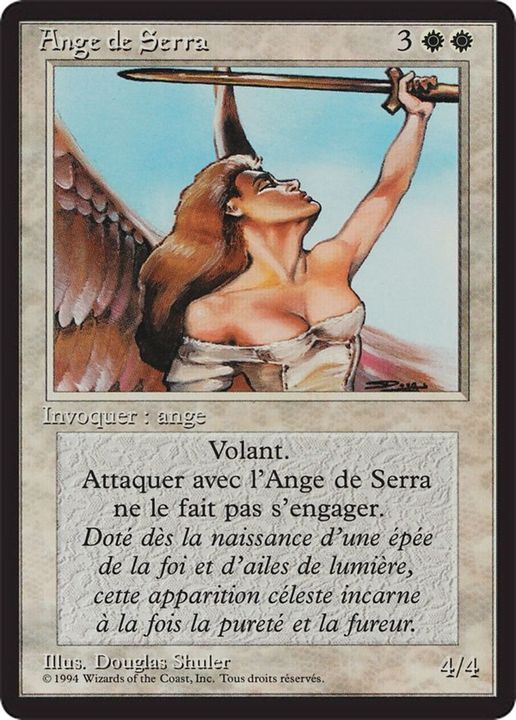 Serra Angel in the group Magic the Gathering / Sets / Foreign Black Border at Proxyprinters.com (13442)