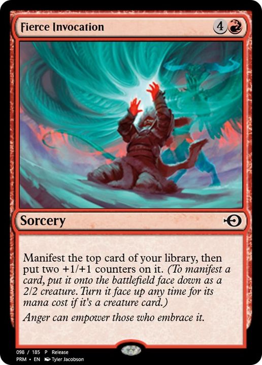 Fierce Invocation in the group Magic the Gathering / Types / Colors / Red at Proxyprinters.com (13455)