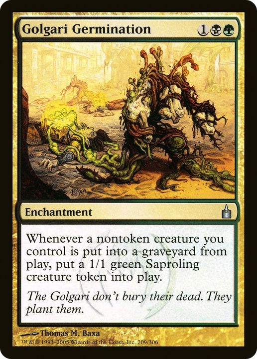 Golgari Germination in the group Magic the Gathering / Types / Colors / Multicolors / B, G at Proxyprinters.com (13465)