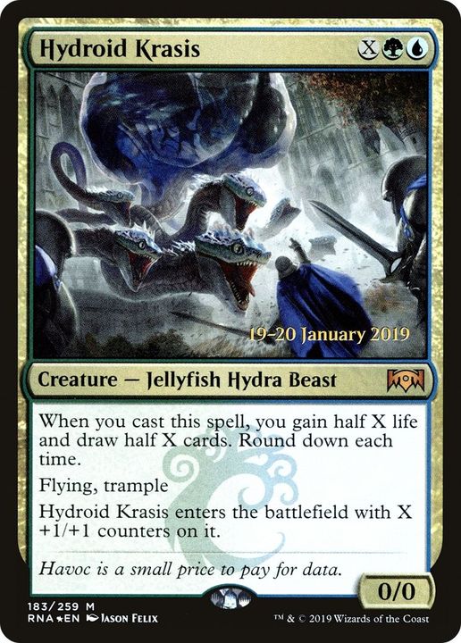 Hydroid Krasis in the group Magic the Gathering / Types / Colors / Multicolors / G, U at Proxyprinters.com (13467)