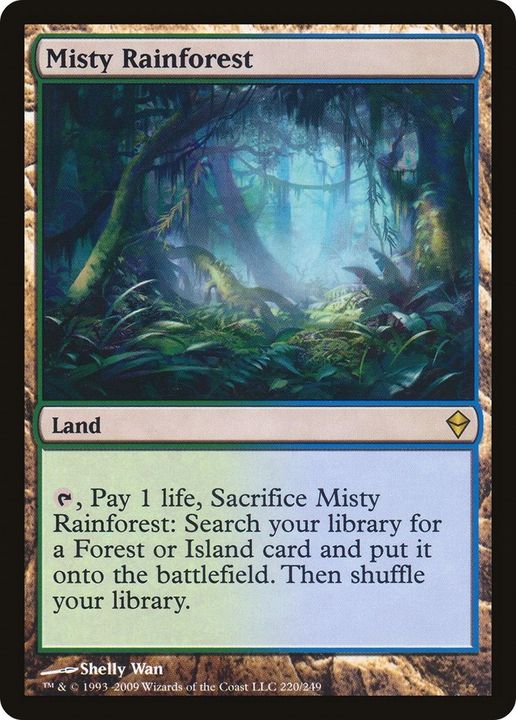 Misty Rainforest in the group Magic the Gathering / Sets / Zendikar at Proxyprinters.com (13472)