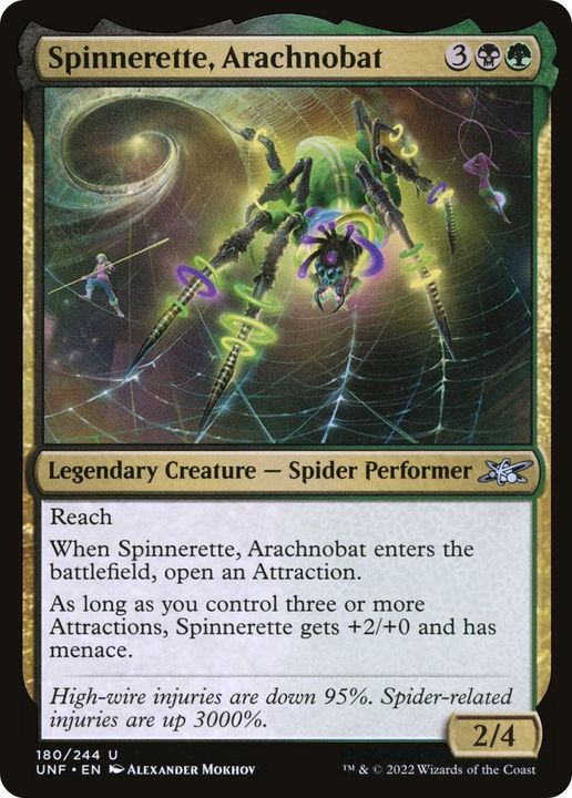 Spinnerette, Arachnobat in the group Magic the Gathering / Sets / Unfinity Sticker Sheets at Proxyprinters.com (13476)