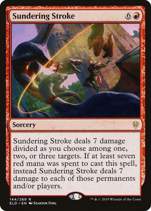 Sundering Stroke in the group Magic the Gathering / Sets / Throne of Eldraine at Proxyprinters.com (13497)