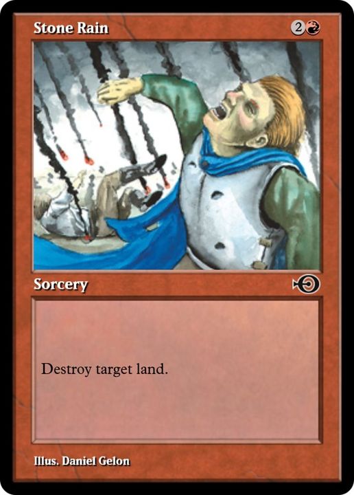 Stone Rain in the group Magic the Gathering / Types / Colors / Red at Proxyprinters.com (13500)