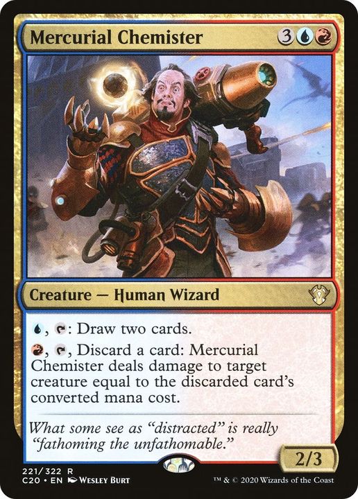 Mercurial Chemister in the group Magic the Gathering / Types / Colors / Multicolors / R, U at Proxyprinters.com (13512)