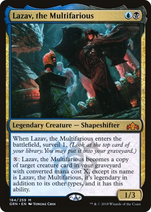 Lazav, the Multifarious in the group Magic the Gathering / Types / Colors / Multicolors / B, U at Proxyprinters.com (13516)