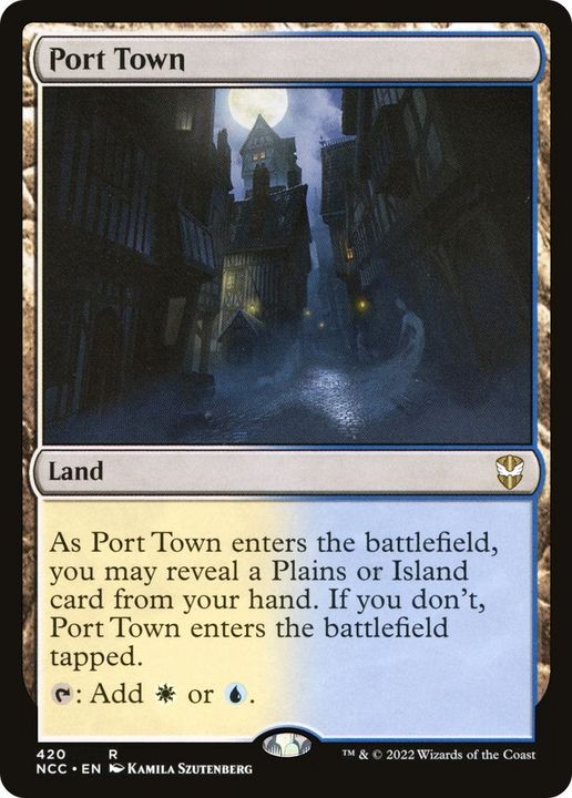 Port Town in the group Magic the Gathering / Sets / New Capenna Commander at Proxyprinters.com (1352)