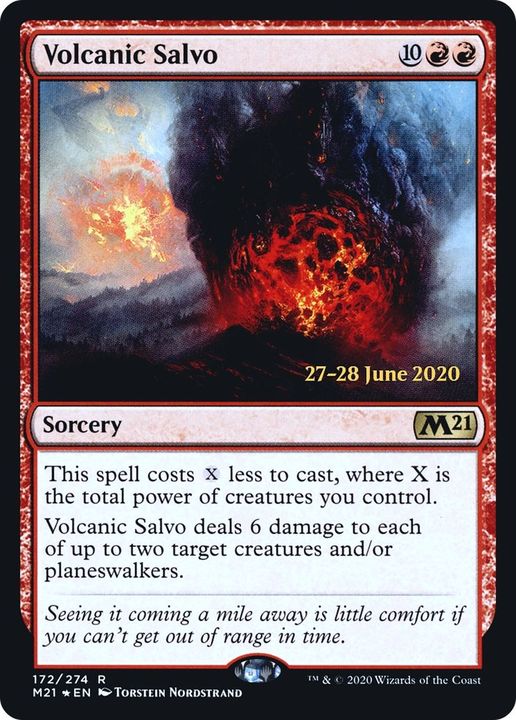 Volcanic Salvo in the group Magic the Gathering / Sets / Core Set 2021 Promos at Proxyprinters.com (1353)