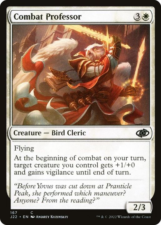 Combat Professor in the group Magic the Gathering / Types / Colors / White at Proxyprinters.com (13550)