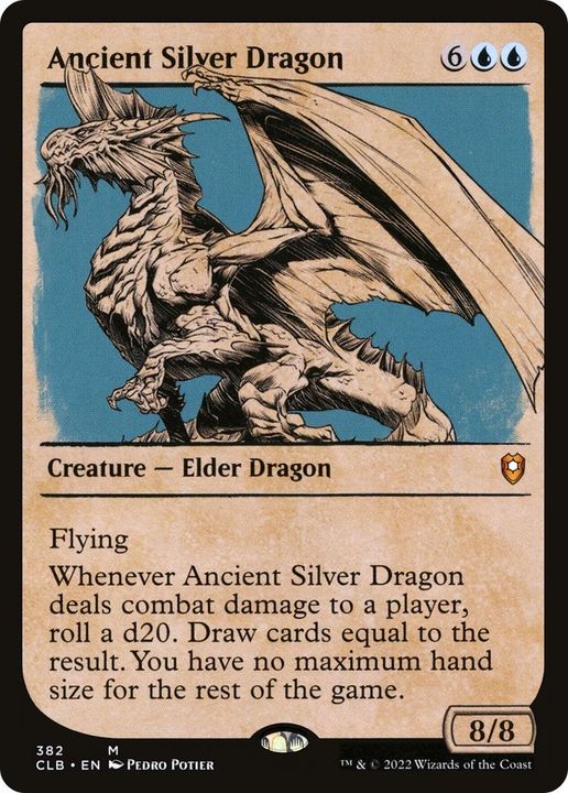 Ancient Silver Dragon in the group Magic the Gathering / Types / Colors / Blue at Proxyprinters.com (13551)