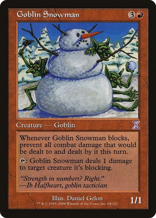 Goblin Snowman in the group Magic the Gathering / Types / Creatures / Goblin at Proxyprinters.com (13557)