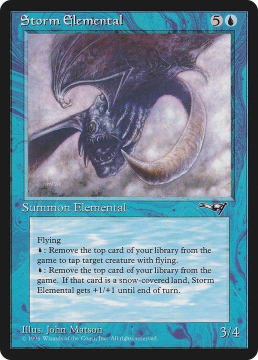 Storm Elemental in the group Magic the Gathering / Types / Colors / Blue at Proxyprinters.com (13559)