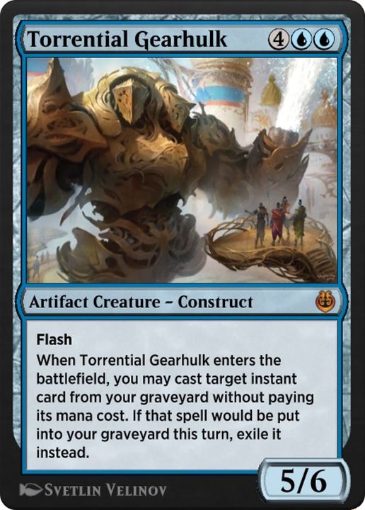 Torrential Gearhulk in the group Magic the Gathering / Types / Colors / Blue at Proxyprinters.com (13582)