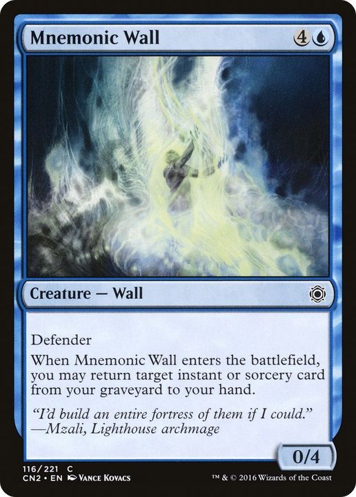 Mnemonic Wall in the group Magic the Gathering / Sets / Conspiracy: Take the Crown at Proxyprinters.com (13598)