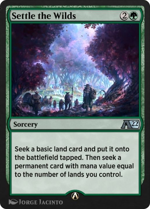 Settle the Wilds in the group Magic the Gathering / Types / Colors / Green at Proxyprinters.com (13606)