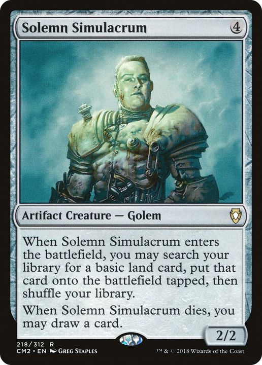 Solemn Simulacrum in the group Magic the Gathering / Sets / Commander Anthology Volume II at Proxyprinters.com (13618)