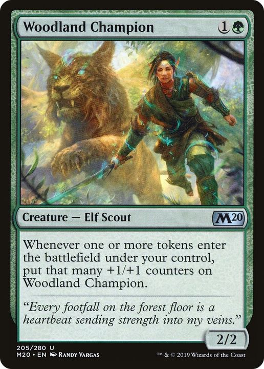 Woodland Champion in the group Magic the Gathering / Sets / Core Set 2020 at Proxyprinters.com (13625)