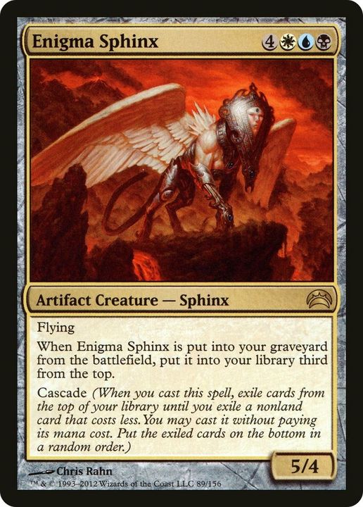 Enigma Sphinx in the group Magic the Gathering / Types / Colors / Multicolors / B, U, W at Proxyprinters.com (13629)