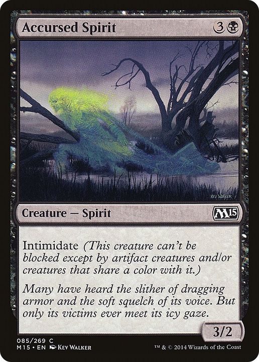 Accursed Spirit in the group Magic the Gathering / Types / Colors / Black at Proxyprinters.com (13632)