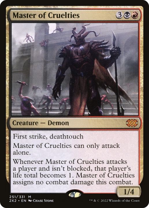 Master of Cruelties in the group Magic the Gathering / Sets / Double Masters 2022 at Proxyprinters.com (13662)