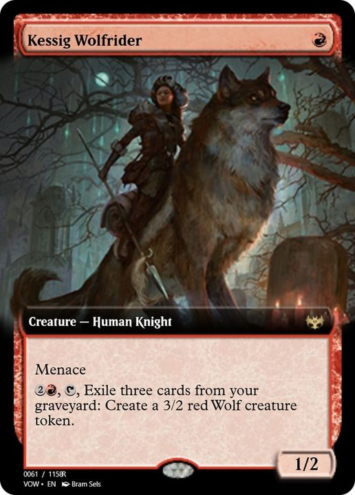 Kessig Wolfrider in the group Magic the Gathering / Types / Creatures / Human at Proxyprinters.com (13670)