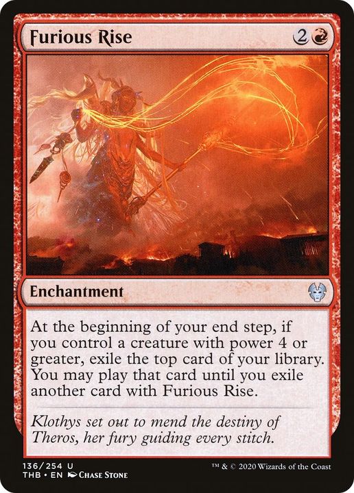 Furious Rise in the group Magic the Gathering / Types / Enchantment / Enchantment at Proxyprinters.com (13681)