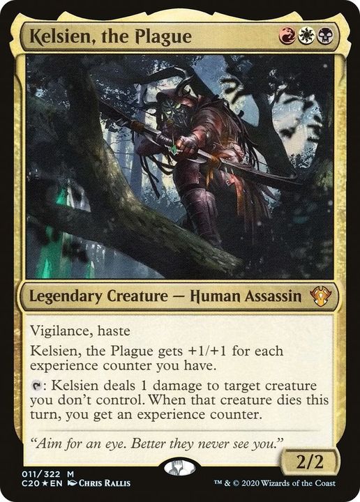 Kelsien, the Plague in the group Magic the Gathering / Types / Colors / Multicolors / B, R, W at Proxyprinters.com (1370)