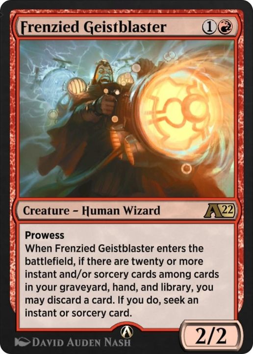 Frenzied Geistblaster in the group Magic the Gathering / Types / Creatures / Wizard at Proxyprinters.com (13702)