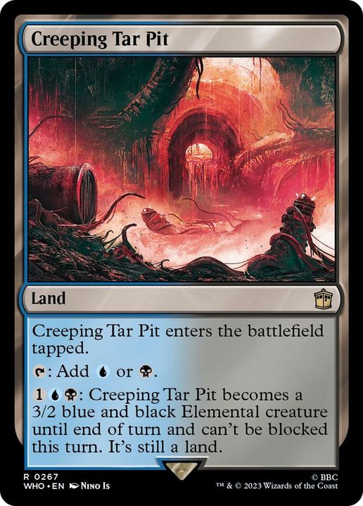 Creeping Tar Pit in the group Magic the Gathering / Sets / Doctor Who at Proxyprinters.com (13712)