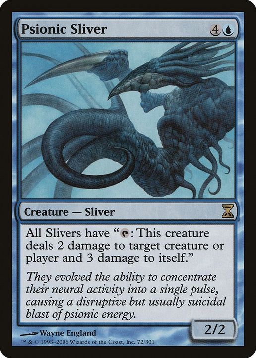 Psionic Sliver in the group Magic the Gathering / Types / Colors / Blue at Proxyprinters.com (13734)