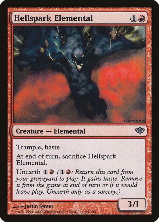 Hellspark Elemental in the group Magic the Gathering / Types / Colors / Red at Proxyprinters.com (13759)