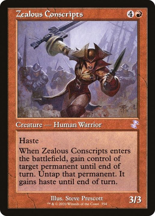 Zealous Conscripts in the group Magic the Gathering / Types / Creatures / Warrior at Proxyprinters.com (13778)