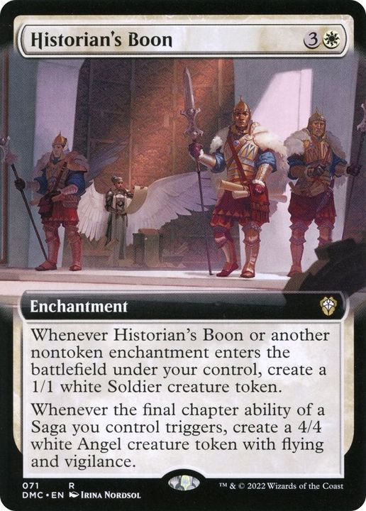 Historian's Boon in the group Magic the Gathering / Types / Enchantment / Enchantment at Proxyprinters.com (13793)