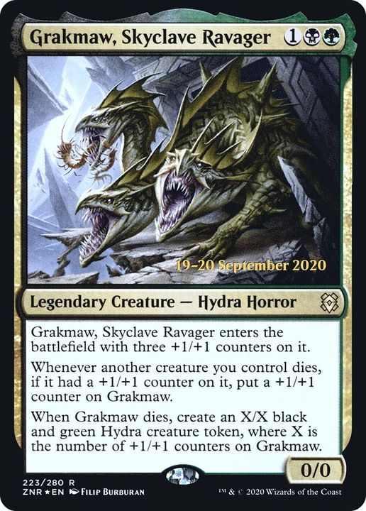 Grakmaw, Skyclave Ravager in the group Magic the Gathering / Types / Colors / Multicolors / B, G at Proxyprinters.com (13798)