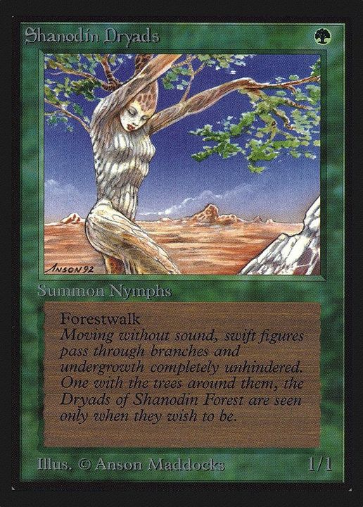 Shanodin Dryads in the group Magic the Gathering / Types / Colors / Green at Proxyprinters.com (1380)